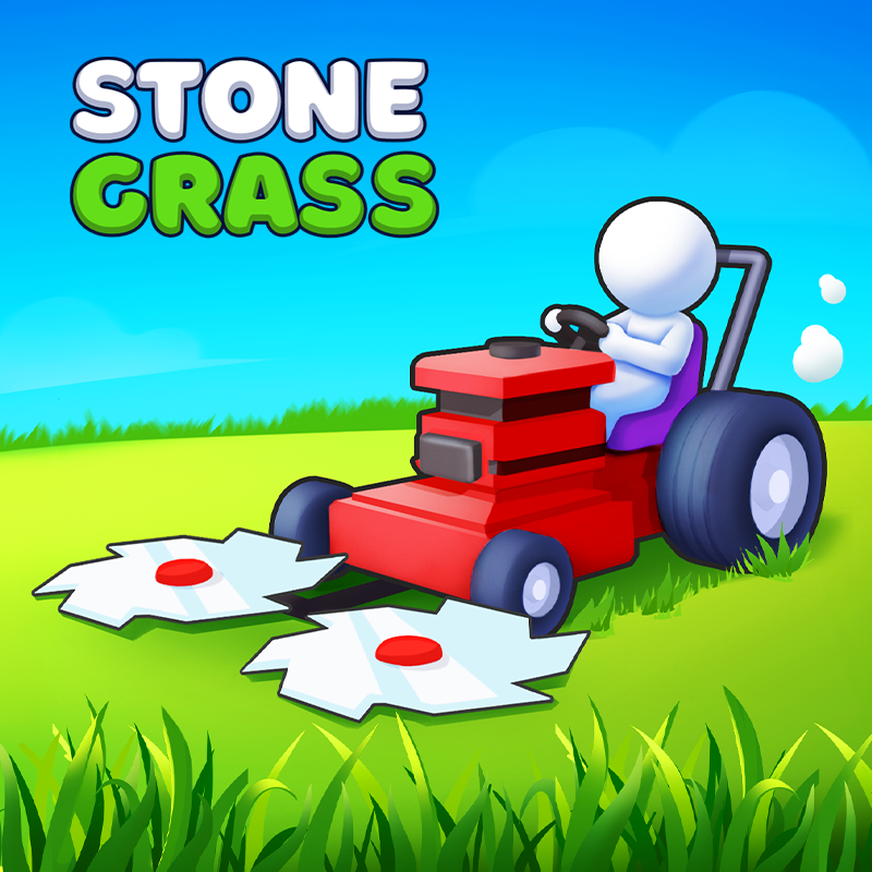 stone grass mowing simulator